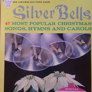 Silver Bells Vintage Christmas Song Book - 47 Popular Songs Hymns & Carols  New